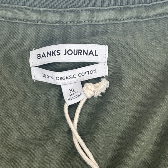 BRAND NEW Banks Journal Jeff Peters Uniform Faded Tee Agave Men's XL Cotton - Picture 5 of 9